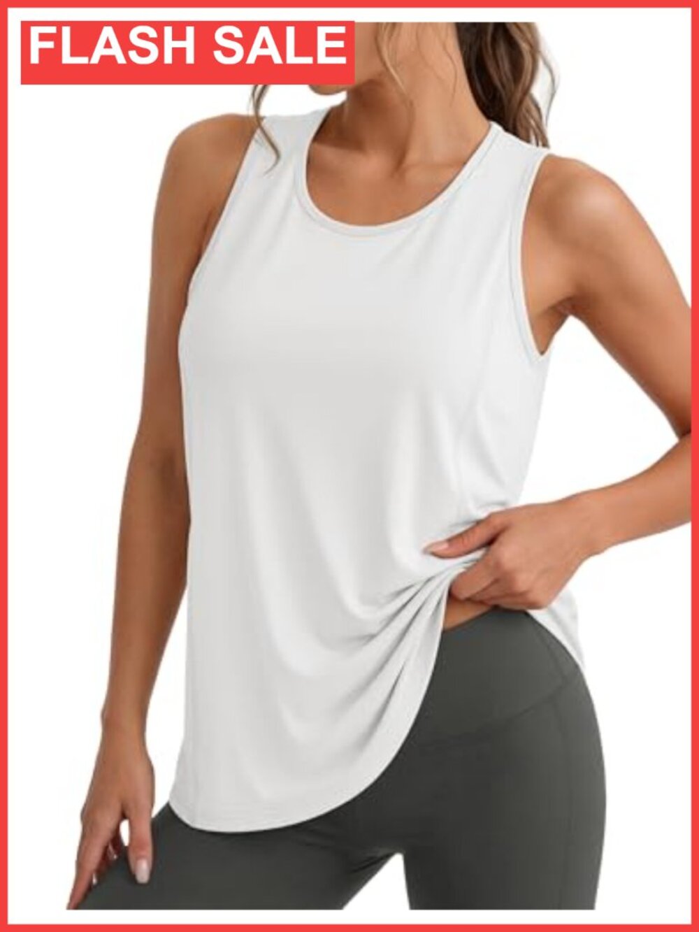 Women's Sleeveless Workout Tank Top UPF 50+ Quick Dry Athletic Gym